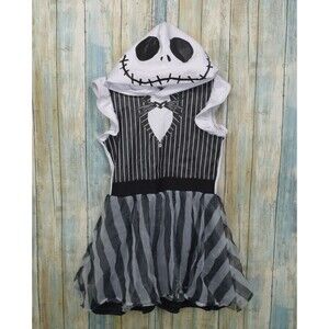 Jack Skellington Girls Size 6-6x Halloween Costume Nightmare Before Christmas